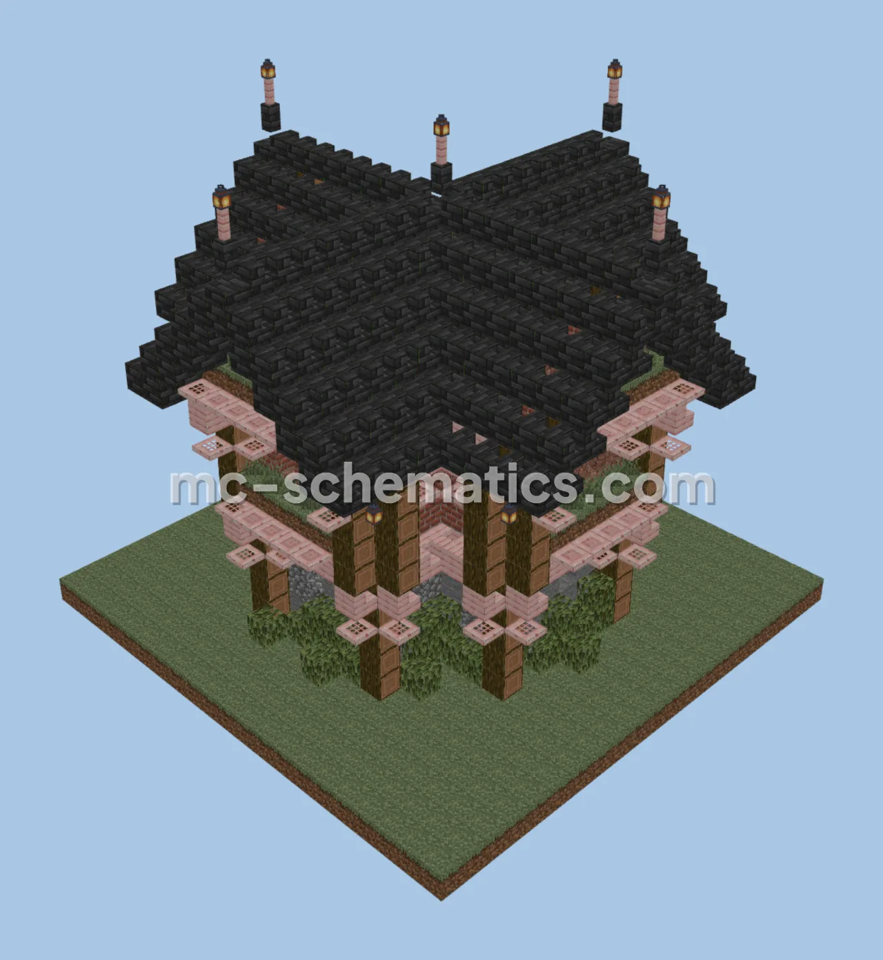 Rustic Granite Brick House