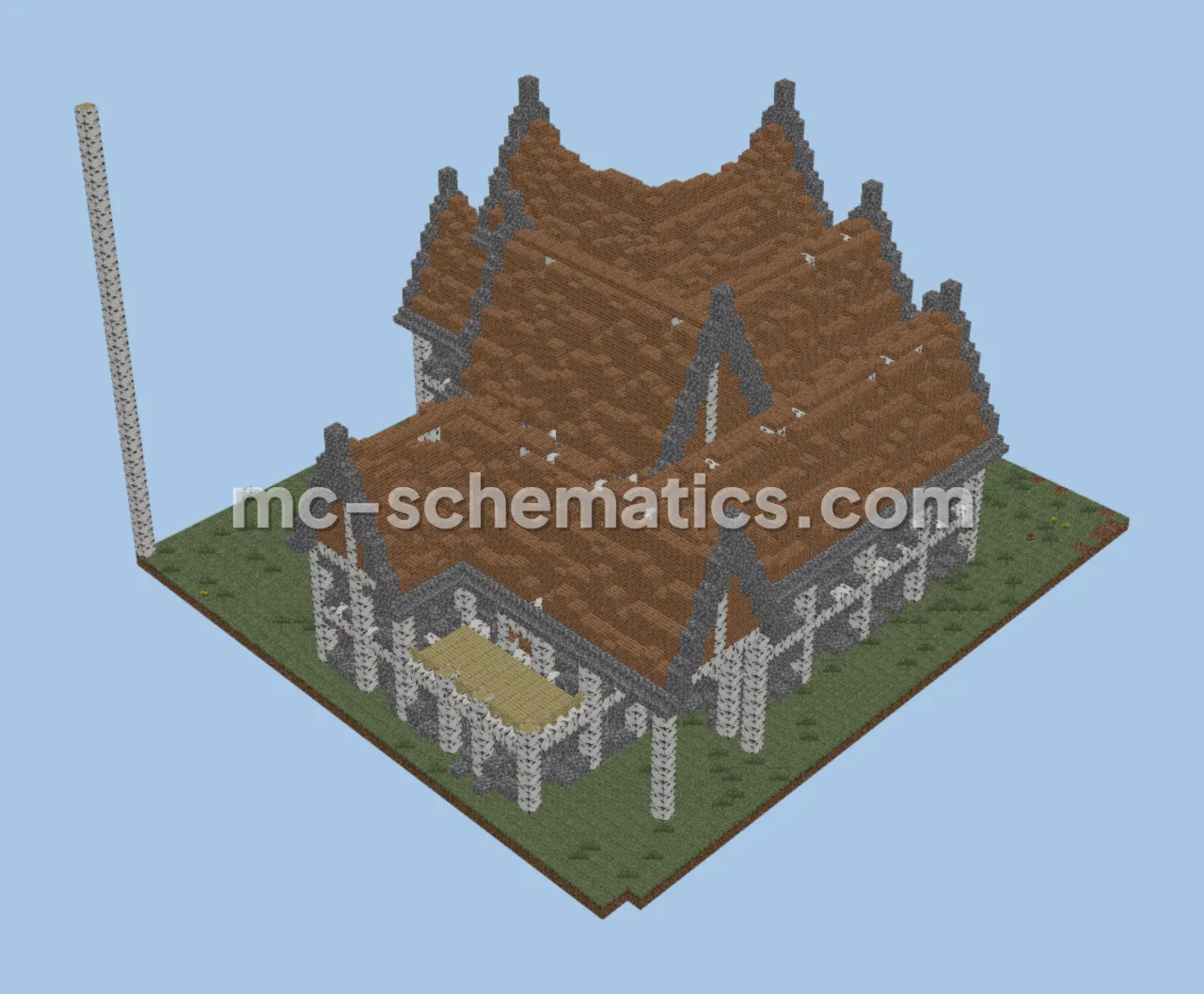 Rustic Mansion Survival House
