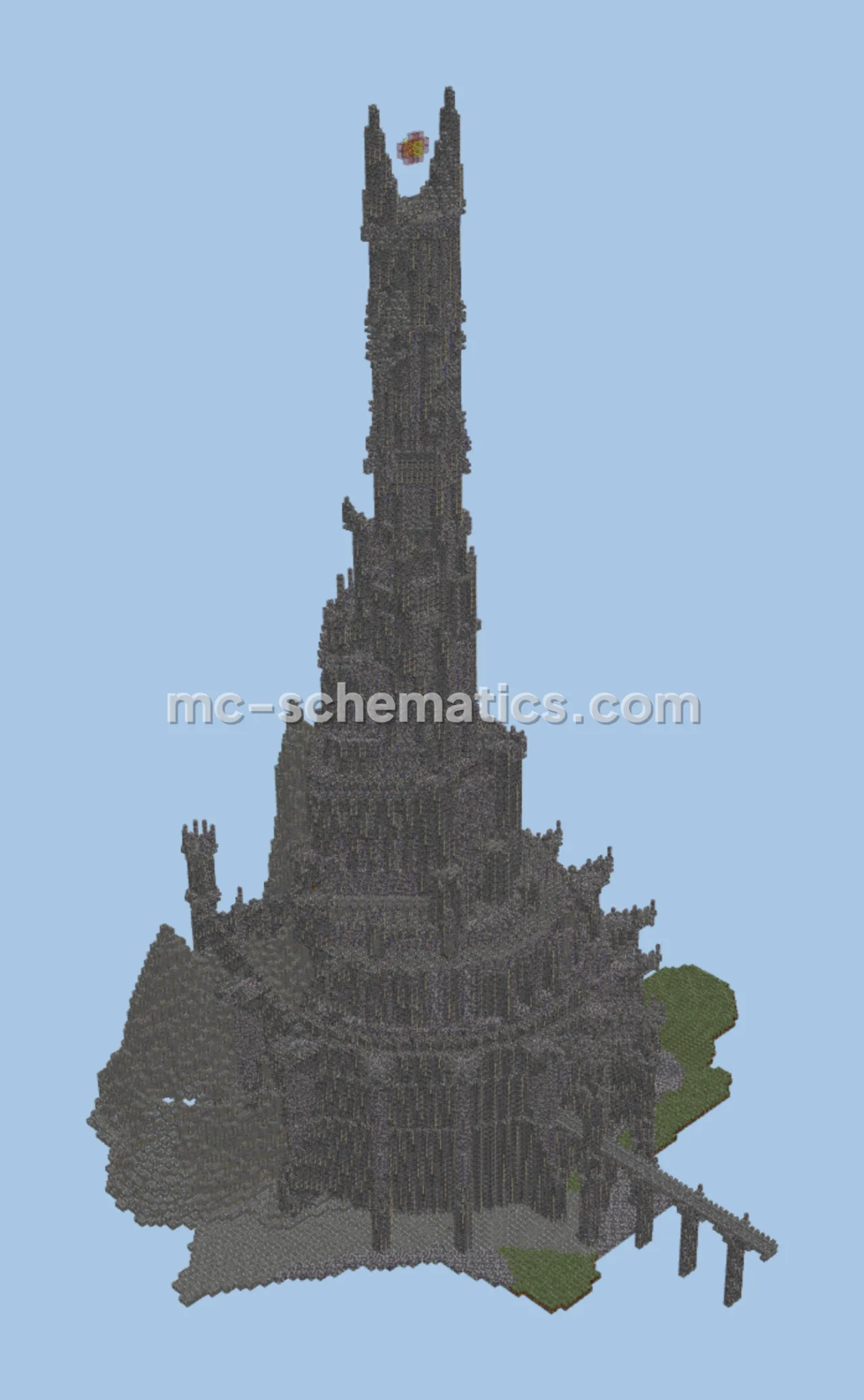 Sauron's Tower Structure