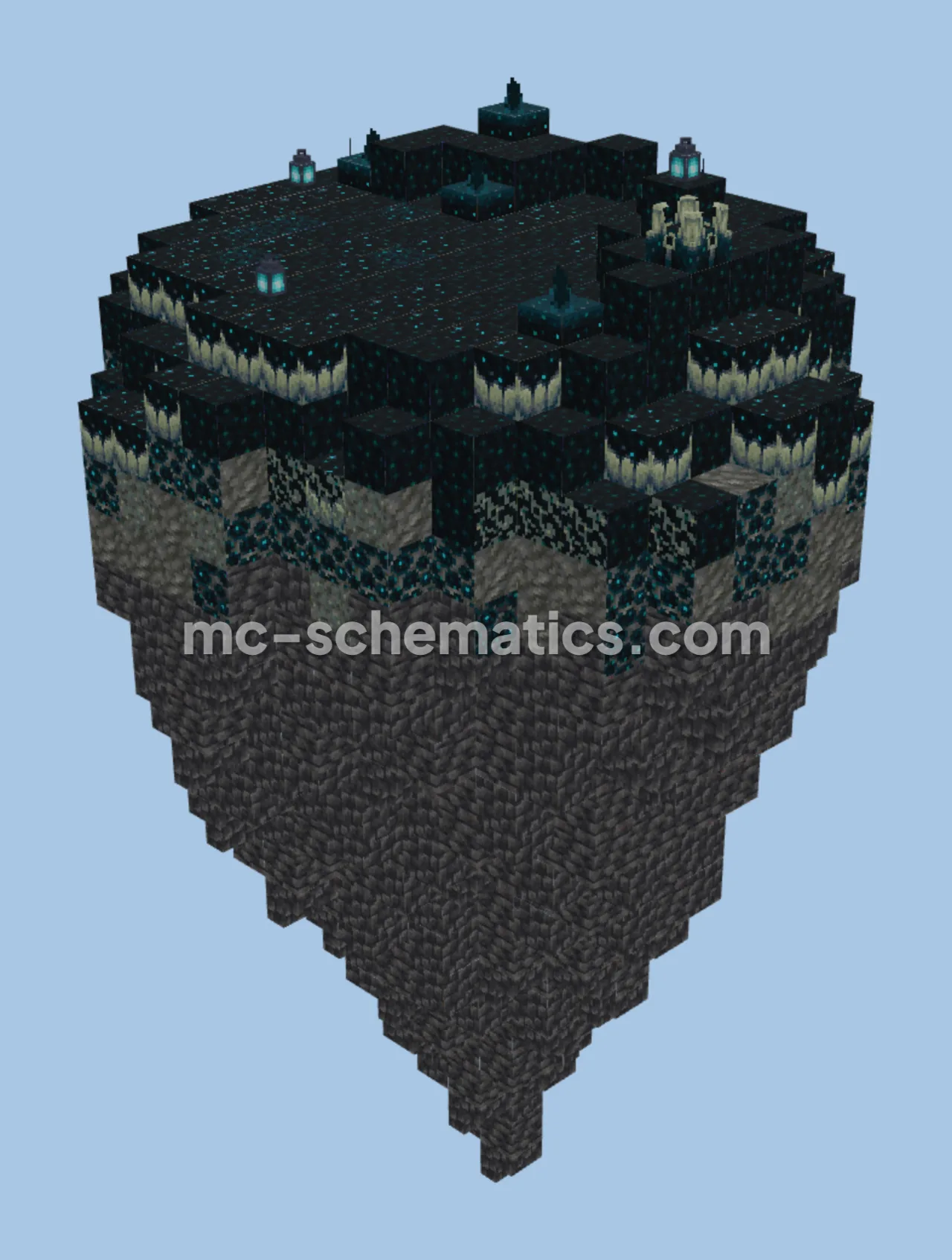 Sculk Flying Island