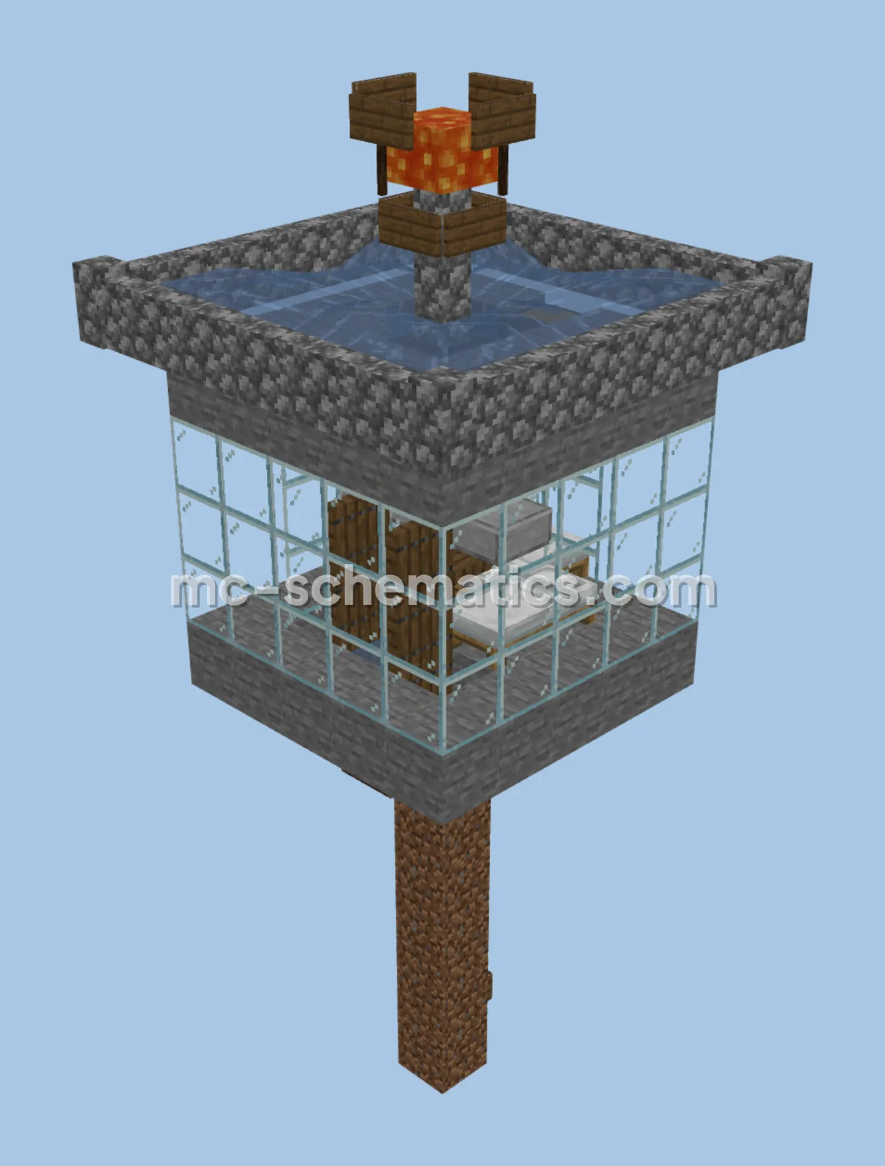 Simple Iron Farm For 220 Per Hour