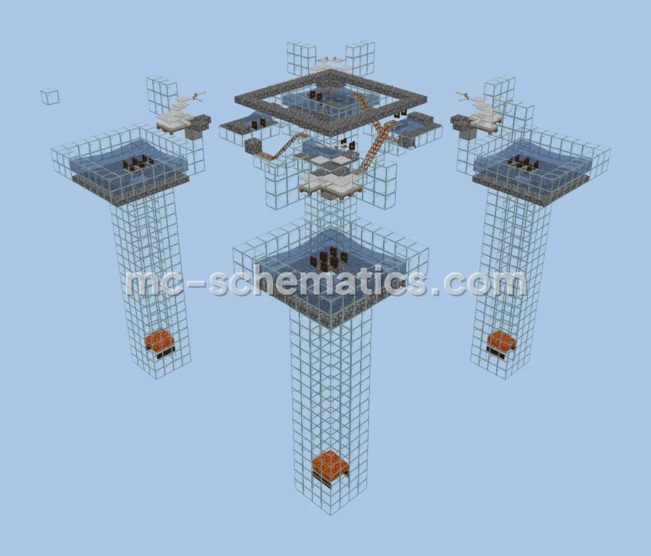 Simple Iron Farm Structure
