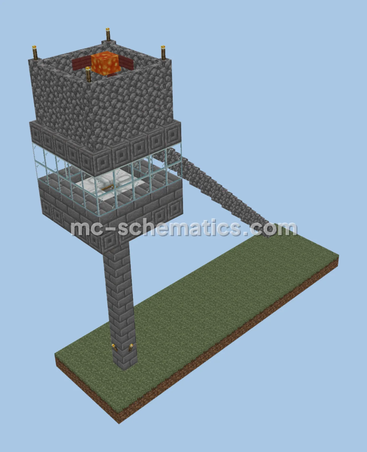 Simple Redstone Iron Farm
