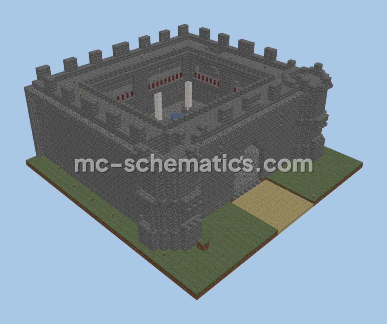 Small Medieval Castle Structure