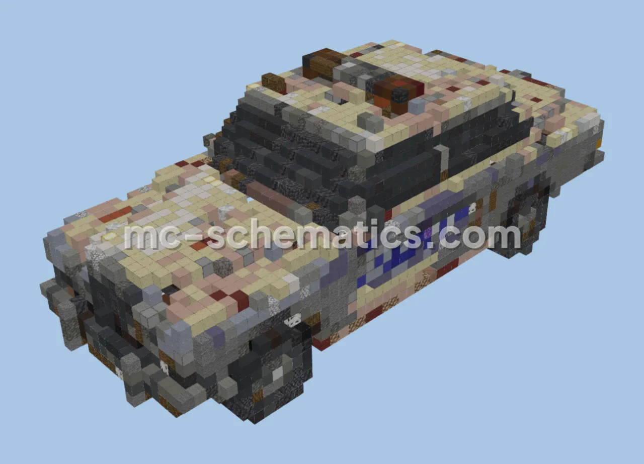 Small Police Car Schematic