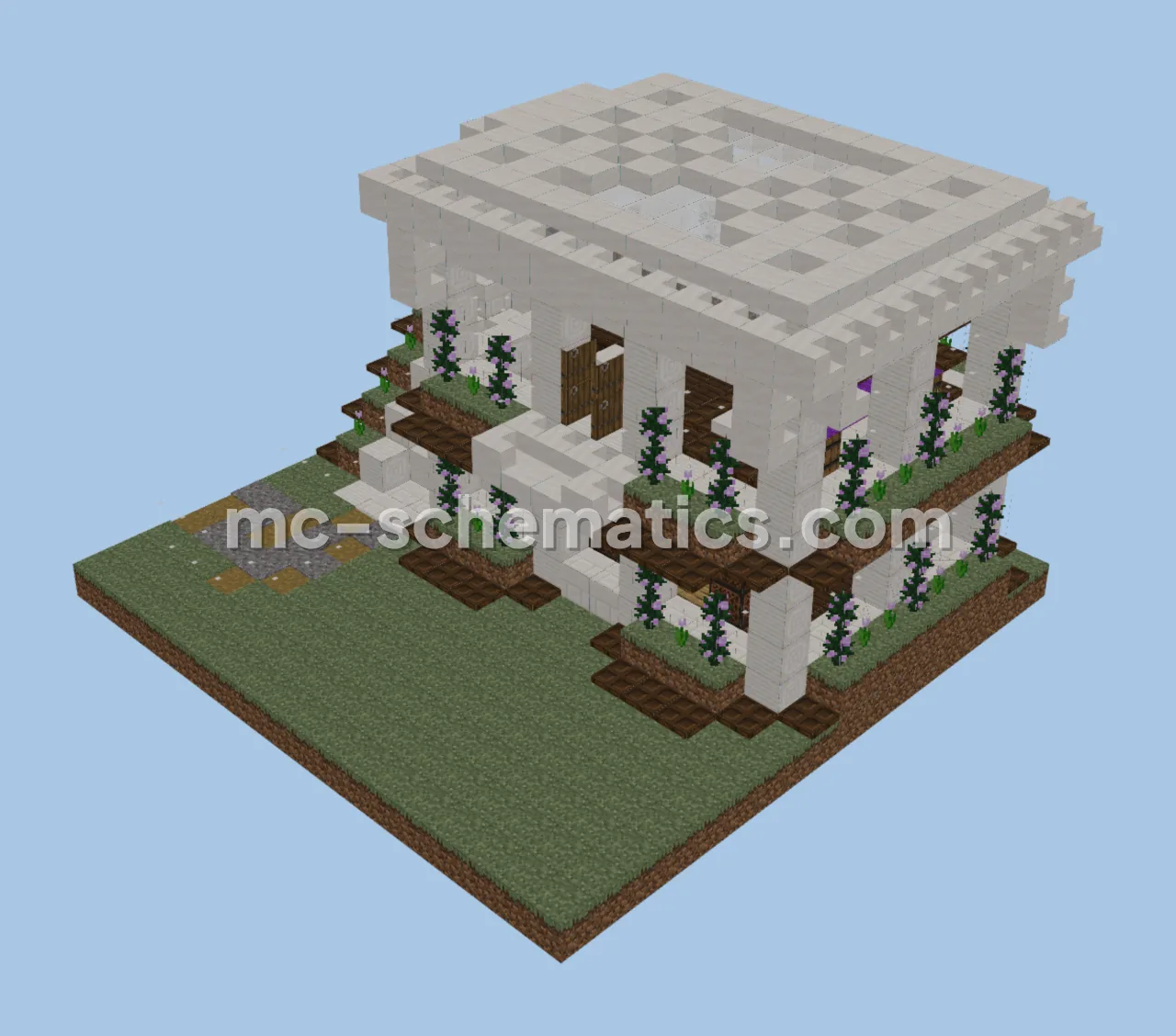 Small Spruce Brick Castle