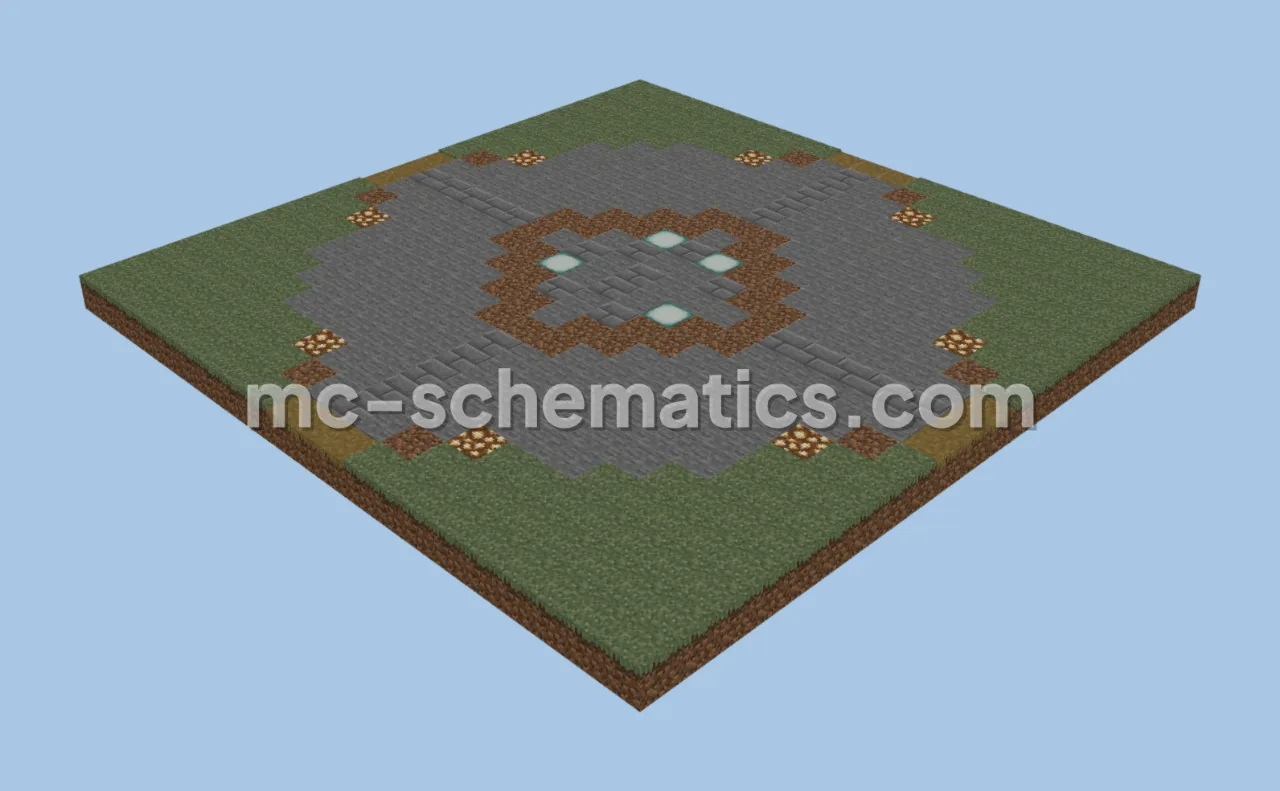 Spawn Fountain Garden