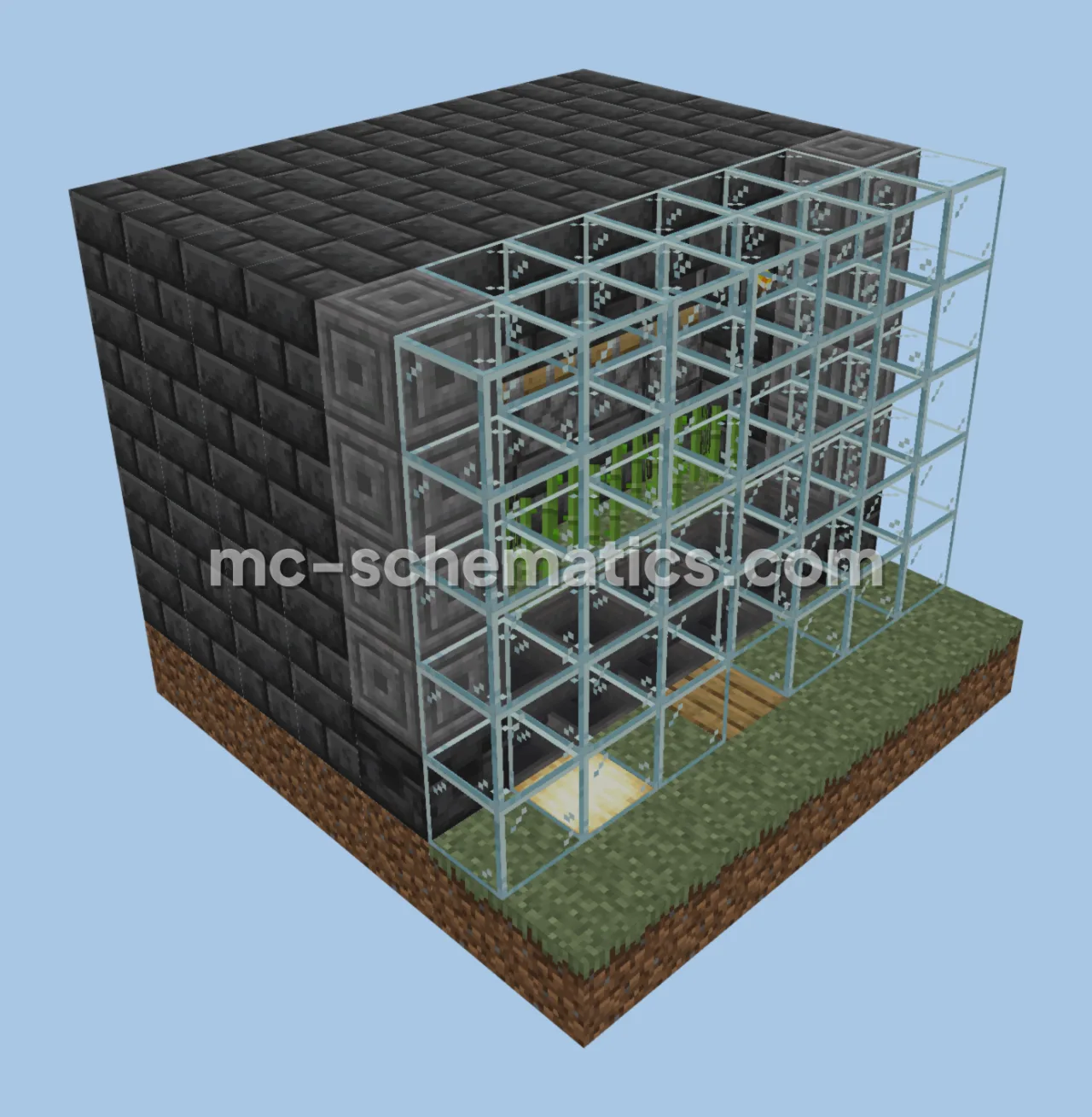 Stackable Sugar Cane Farm Schematic
