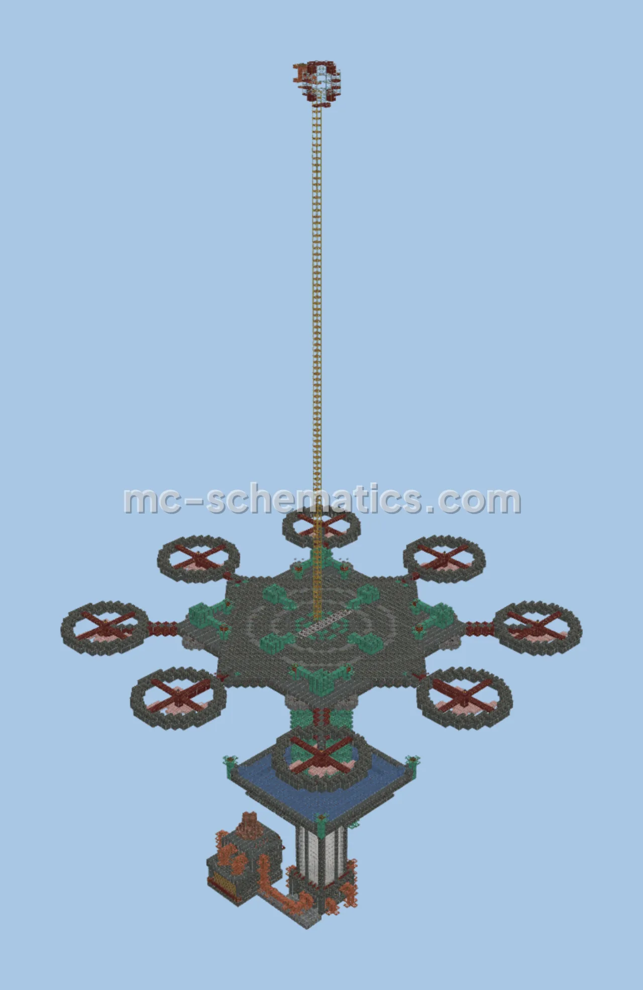 Steampunk Mob Farm with Sorting
