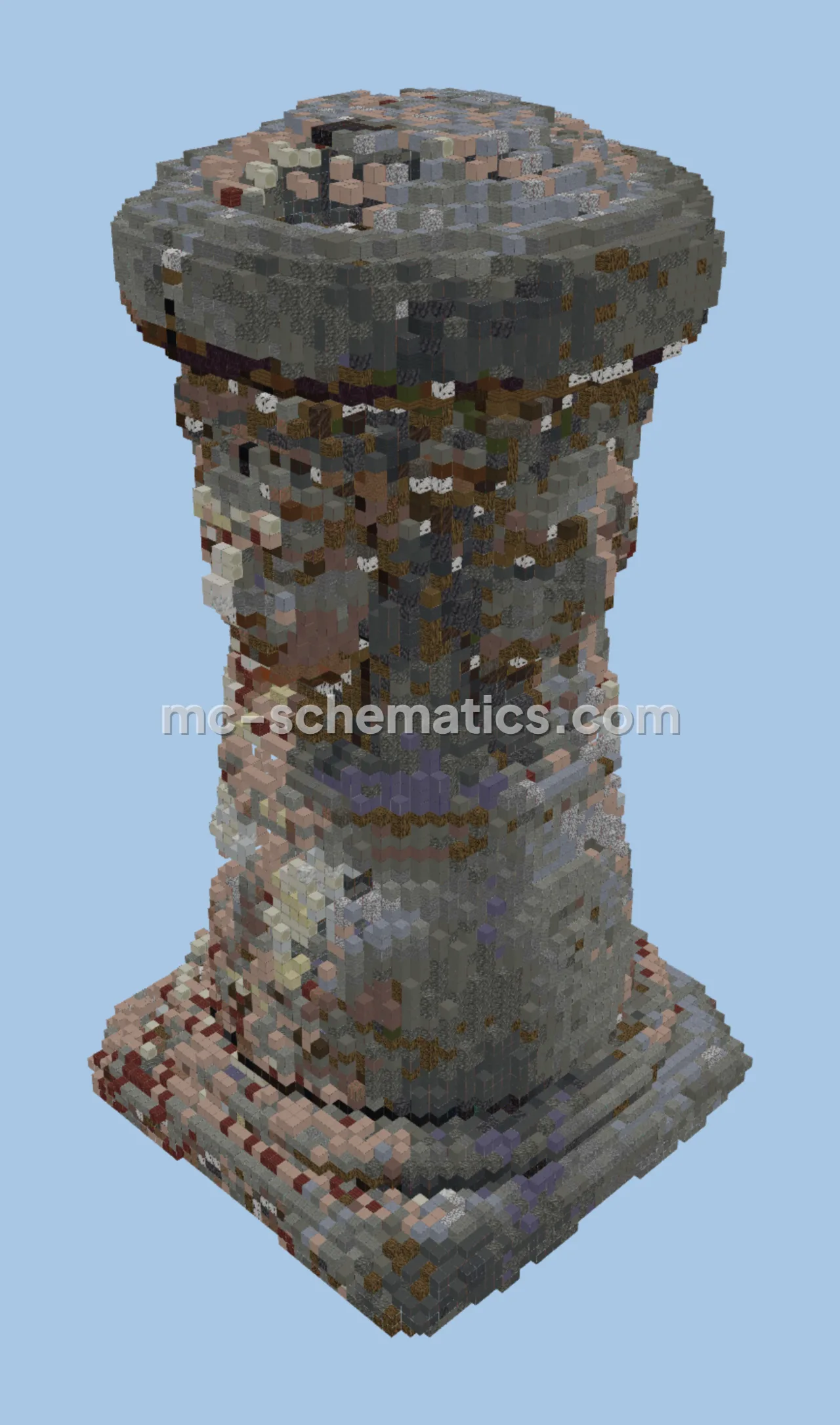 Stone Column Statue