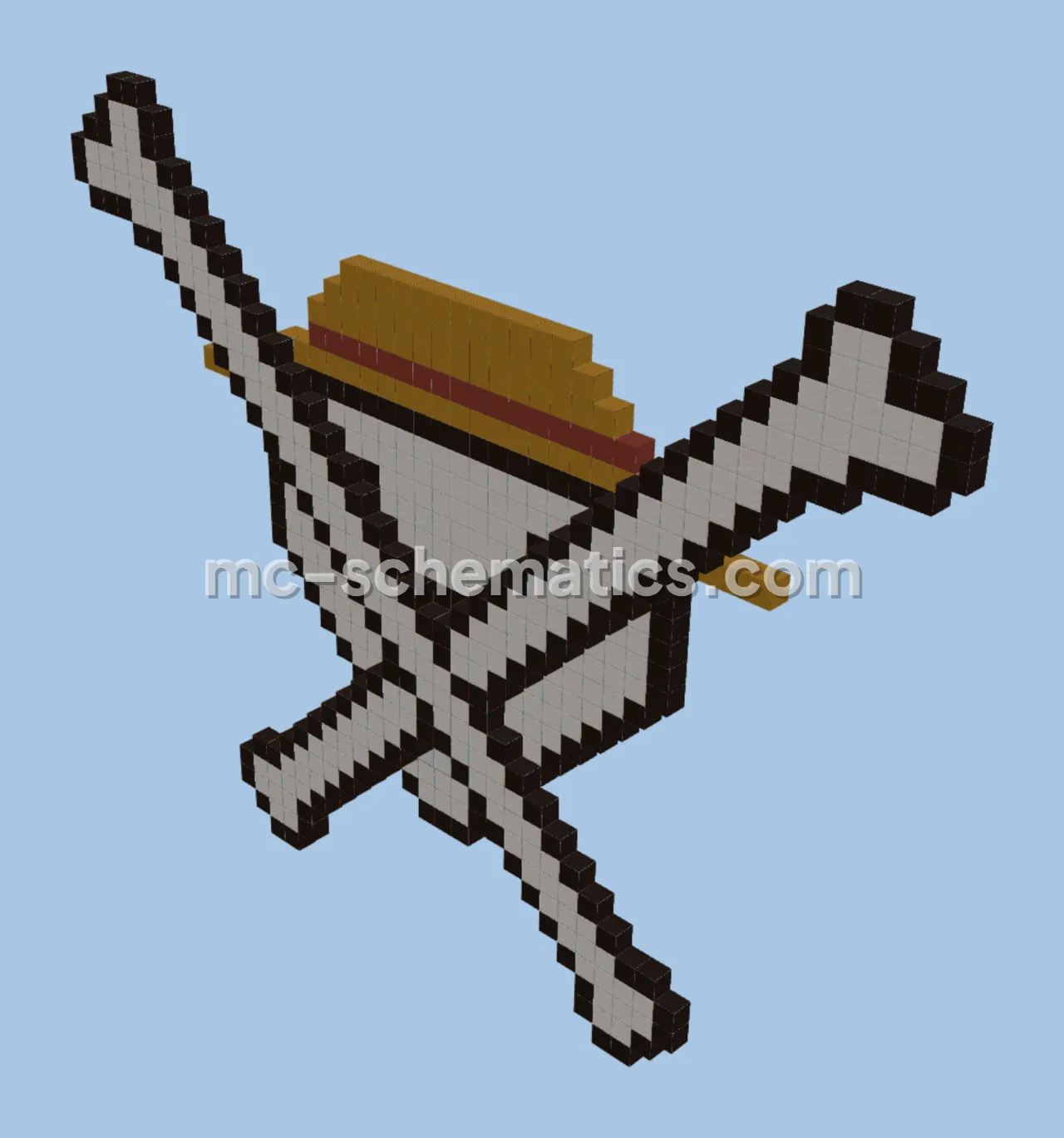 Straw Hat Pirates Ship Skull