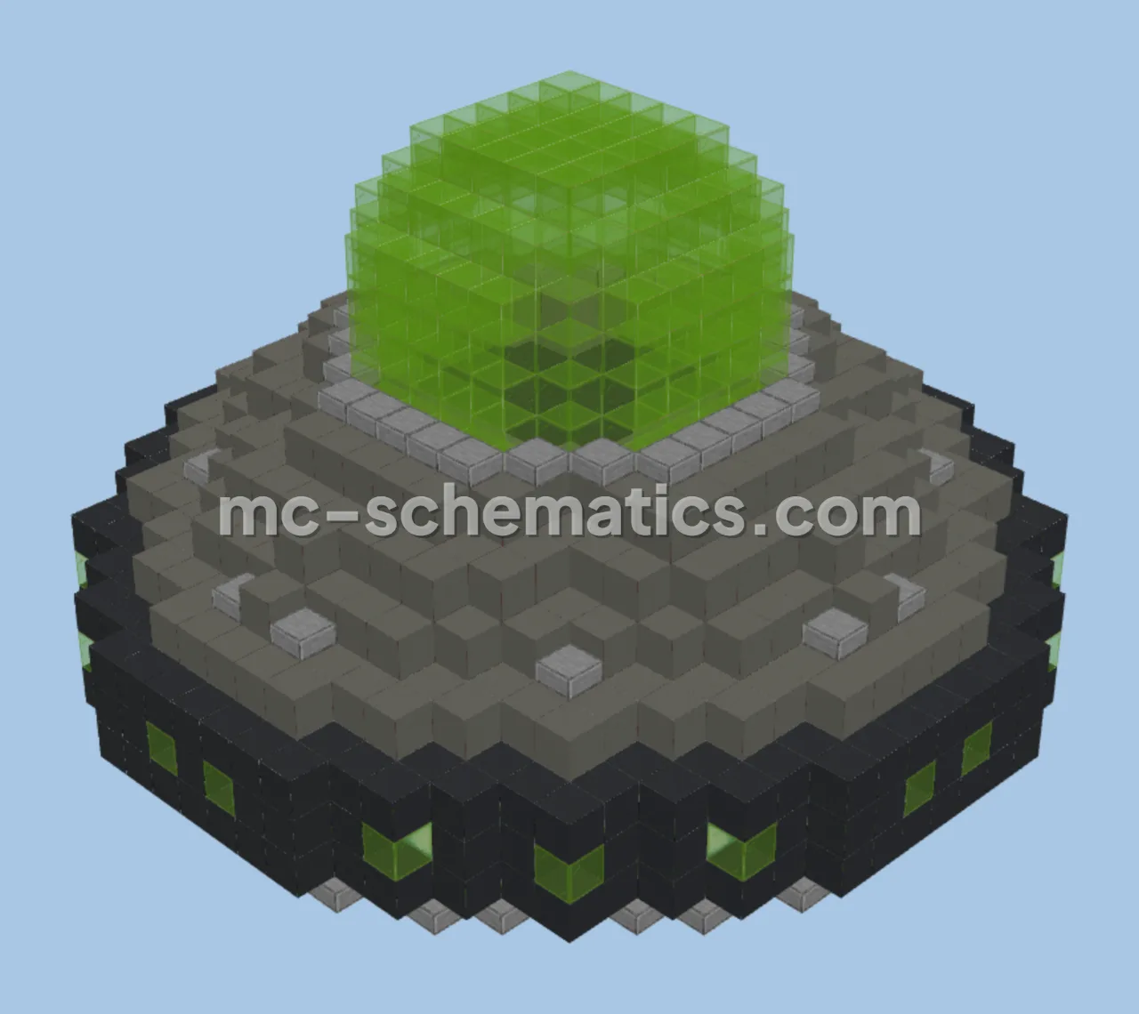 The Simpsons Spaceship Structure