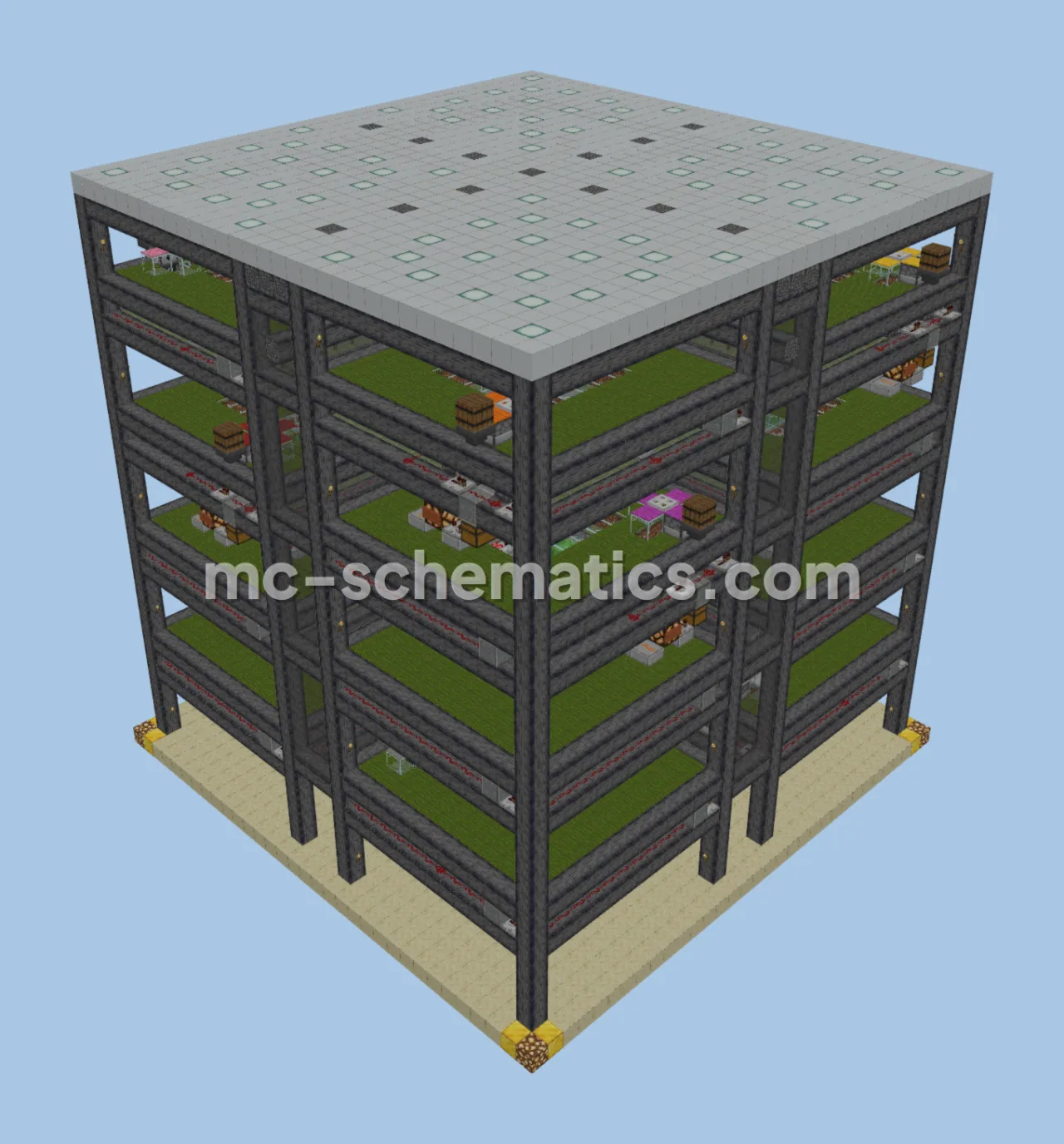 Tiered Automatic Wool Farm