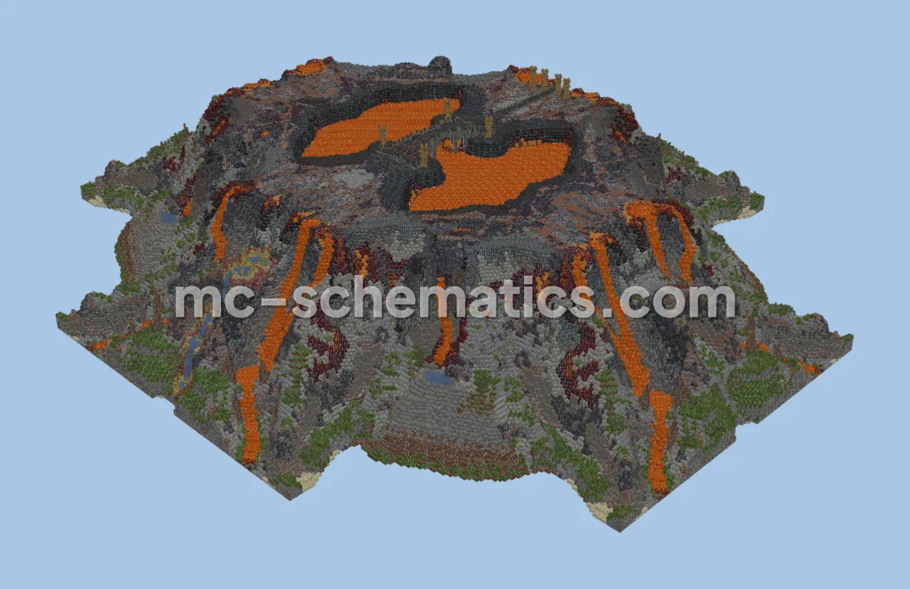 Volcanic Mountain Base