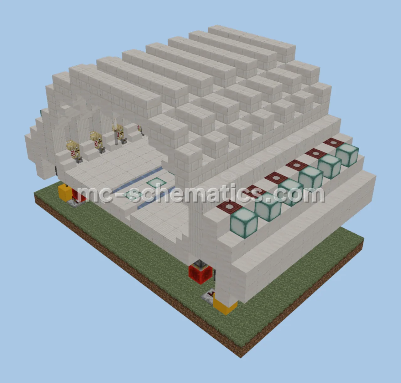 White Trading Hall Design