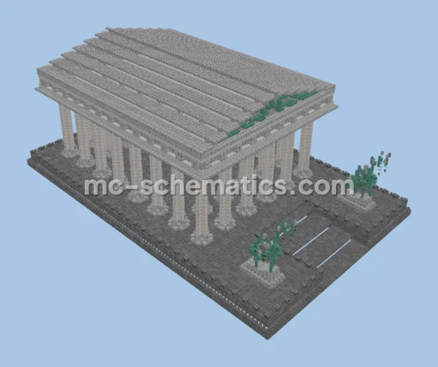 Ancient Greek Temple Structure