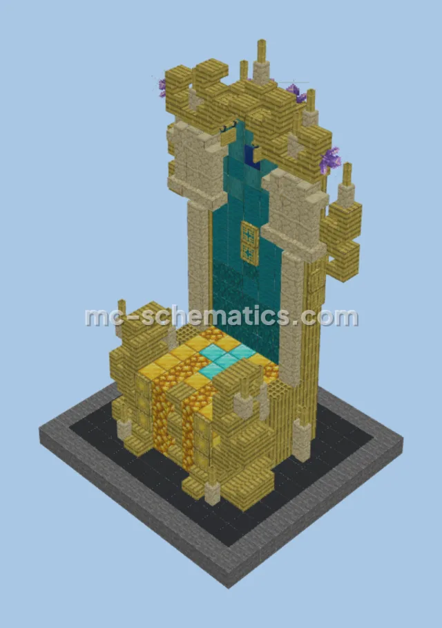 Ancient Poseidon Throne Interior