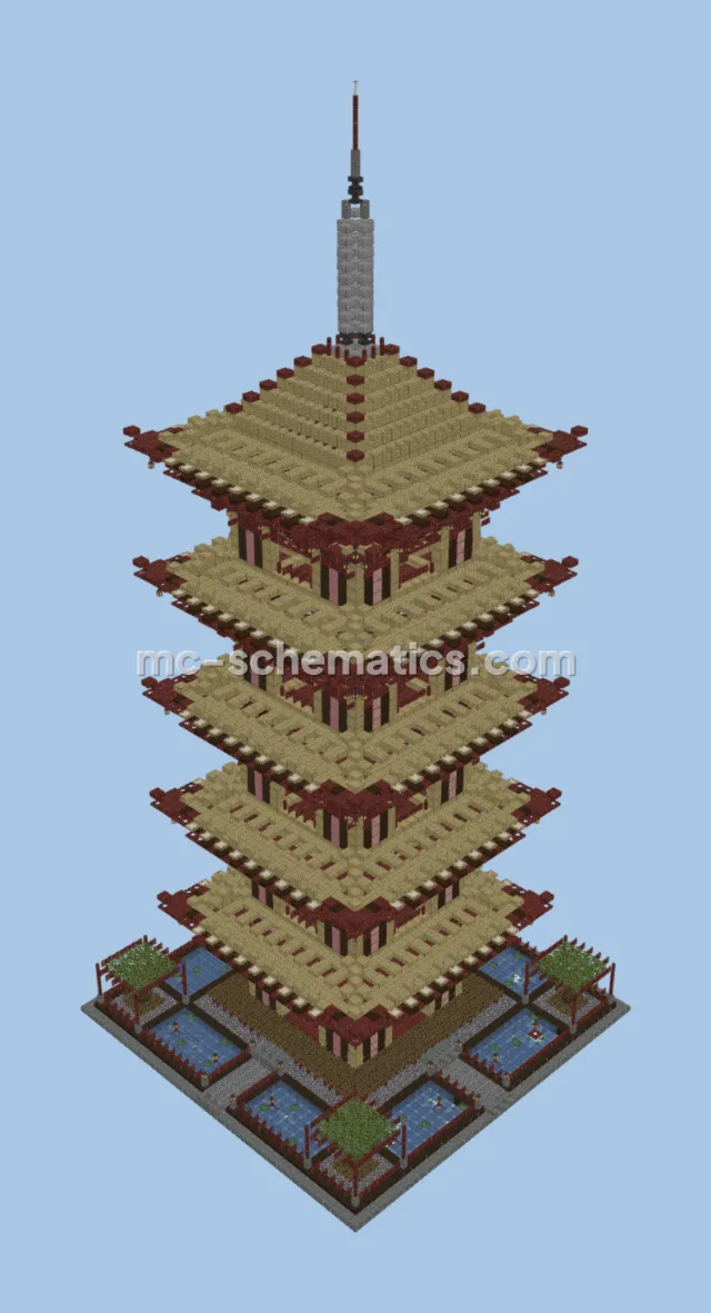 Asian Temple Structure