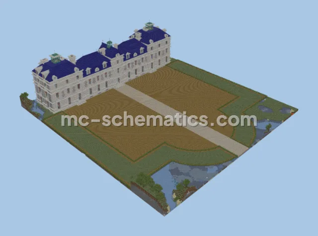 Cheverny Castle Replica Schematic