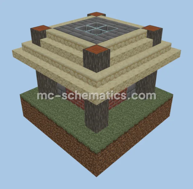 Compact 2x2 Player House