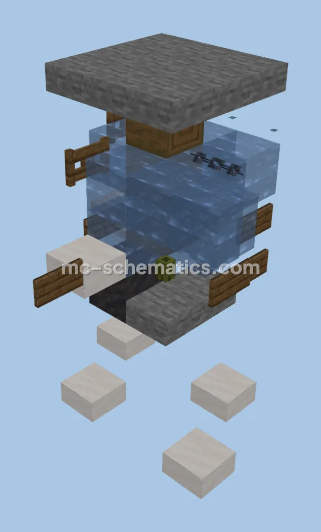 Compact Mob Sorter Without Redstone