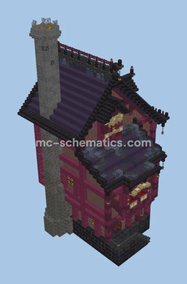 Crimson Root Mansion Structure