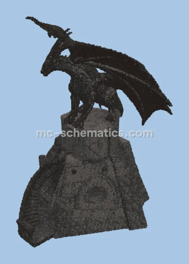 Dark Dragon Mountain Structure