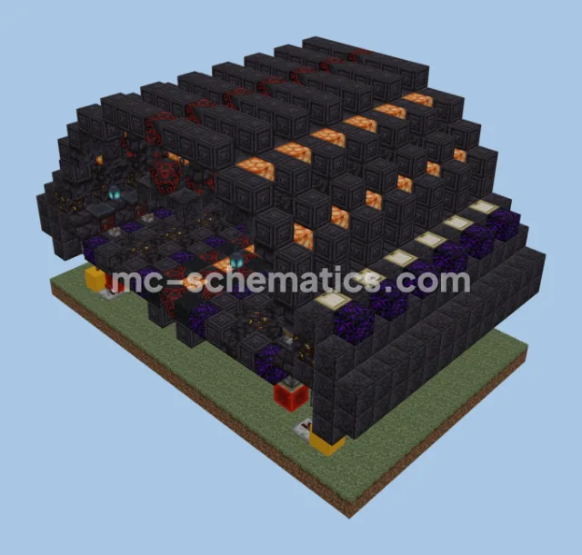 Dark Themed Trading Hall Structure