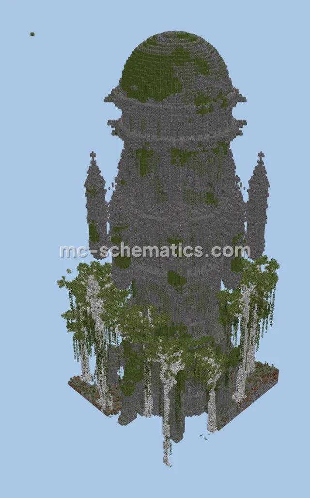 Mystical Dye Farm With Decorative Tower
