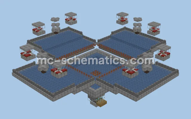 Efficient Early Game Iron Farm Design