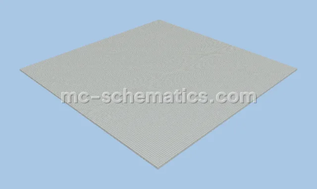 Flat Snow Block Template