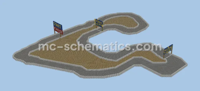 Forest 95 Sega Rally Race Track
