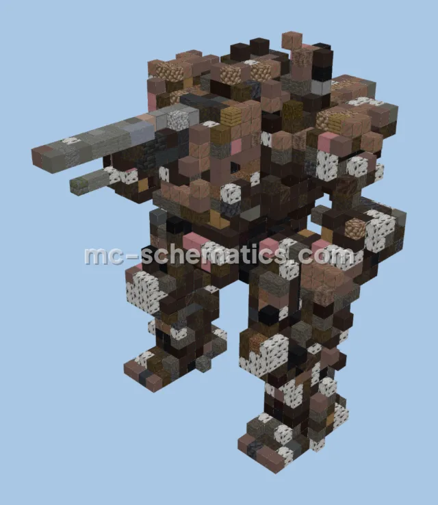 Futuristic Mecha Statue