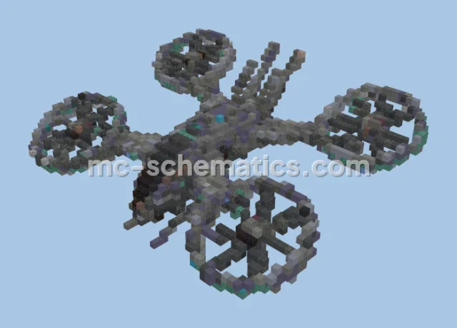 Futuristic Quad Helicopter Build