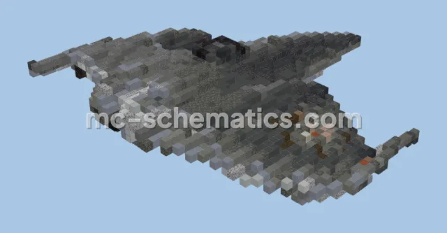 Futuristic Starship Minecraft Build