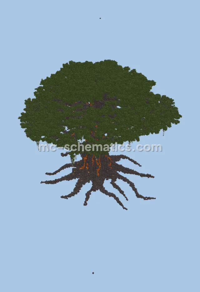Giant Oak Tree Structure