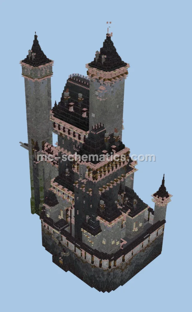 Gothic Dracula Castle Tower