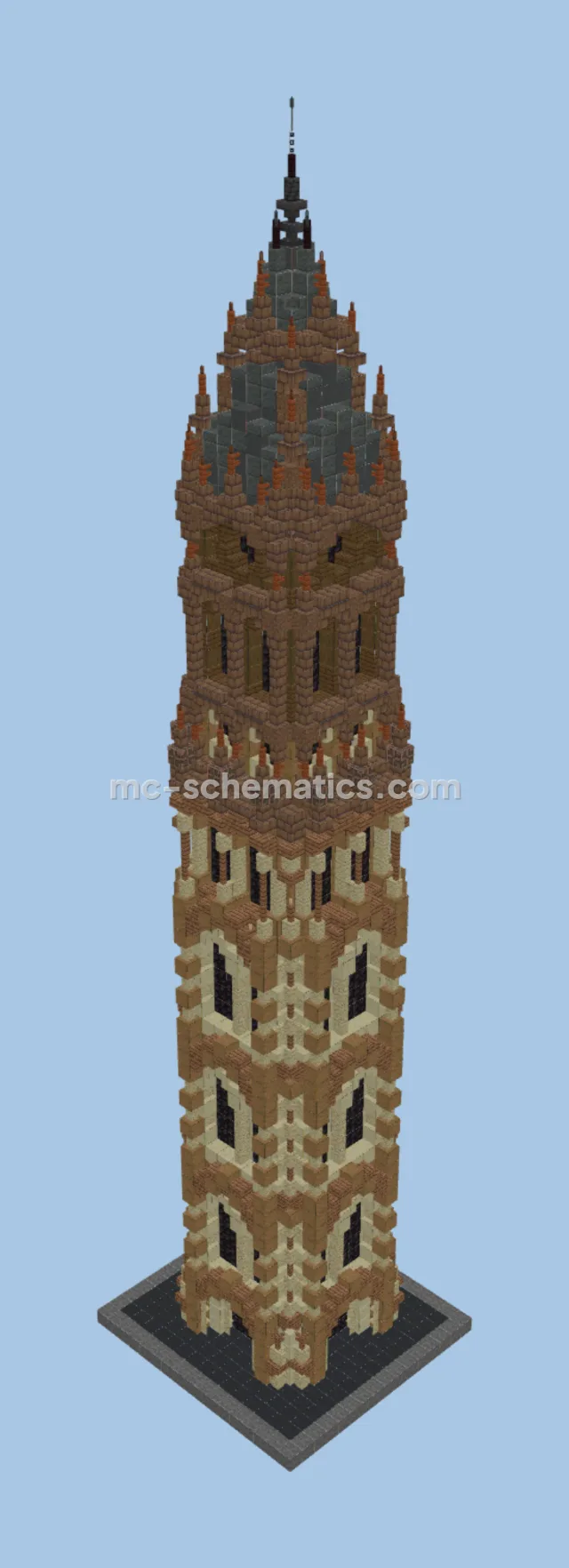 Gothic Tower Minecraft Structure