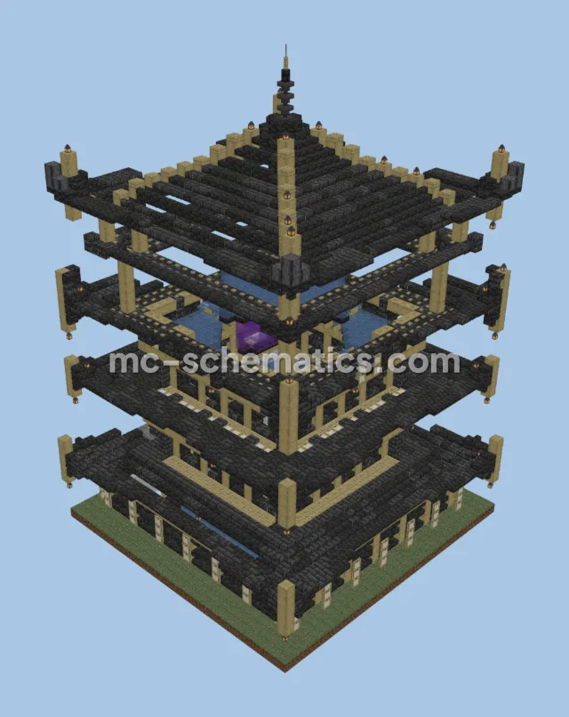 Japanese Temple Iron Farm