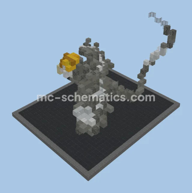 Gray Parrot Statue