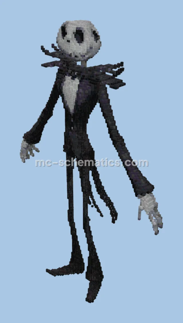 Halloween Jack Skeletron Structure