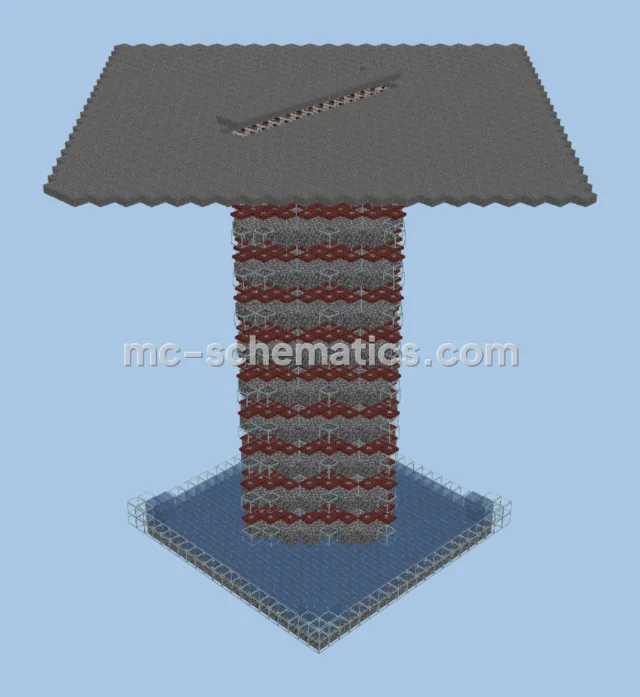 Improved Creeper Farm Schematic