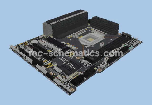 Intel Z590-PRO WIFI Motherboard Pixel Art