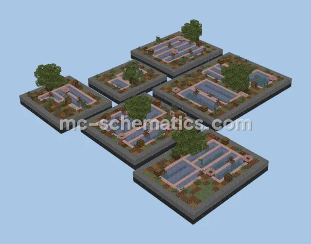 Japanese Rural Paddies Minecraft Terraforming