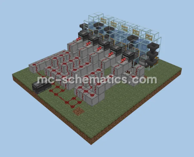 Kelp Farm With Observer Redstone