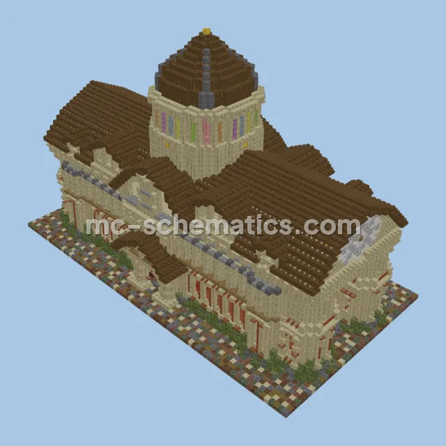Large Minecraft Town Hall Building