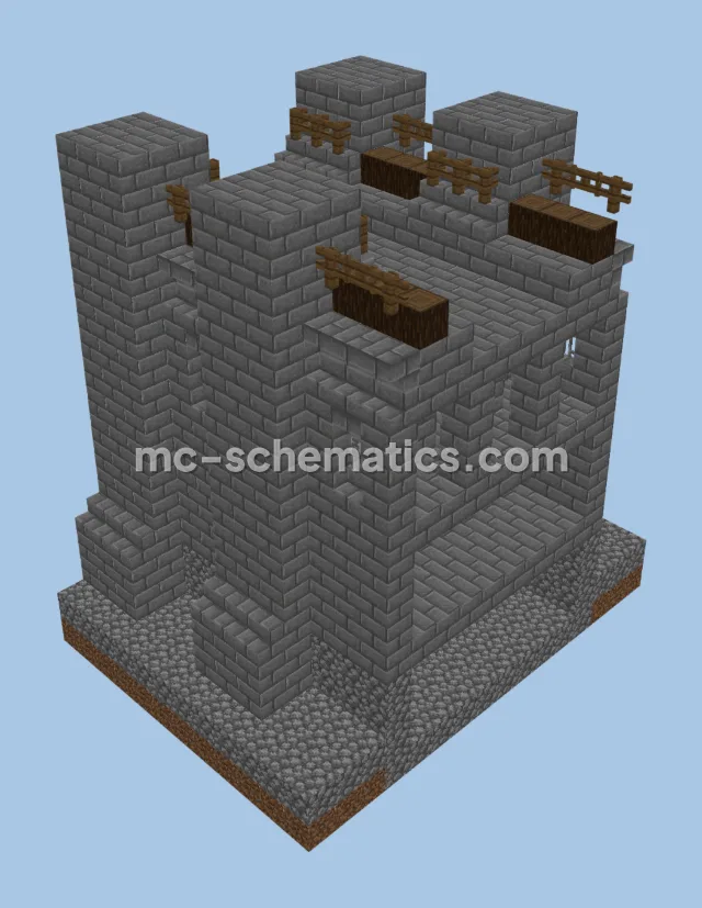 Leniland Fortress Wall Section