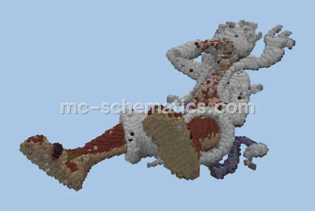 Luffy Gear 5 Floating Statue