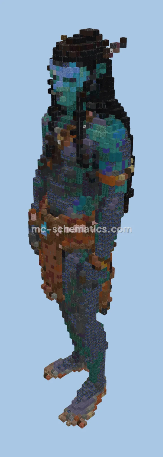 Male Avatar Minecraft Build