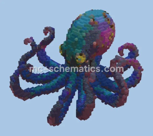 Massive Kraken Statue